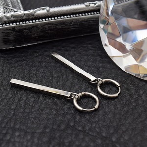 シンプルスティックステンレスピアス