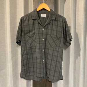 1960s PENNEY'S S/S SHIRT CHECK M