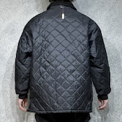 black quilting jacket