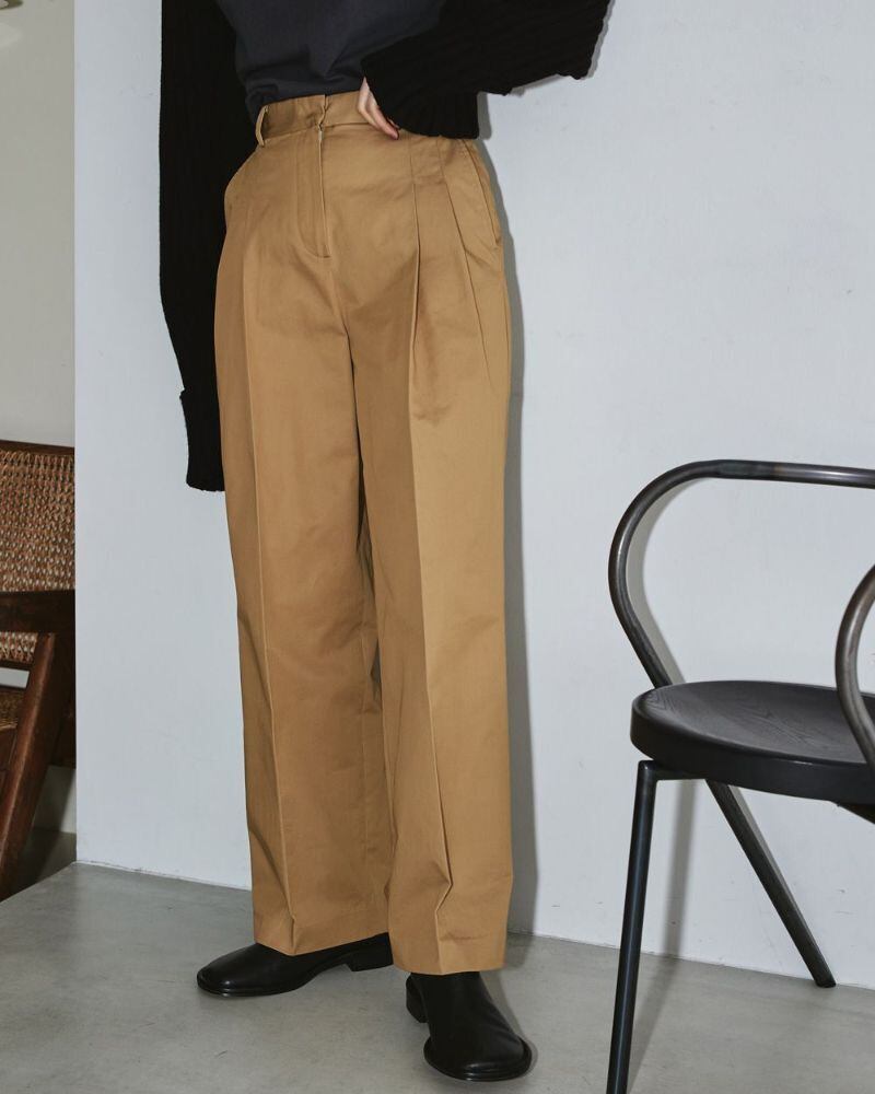 TODAYFUL トゥデイフル Tuck Twill Trousers 12120704 | ANERCA & L.I.V