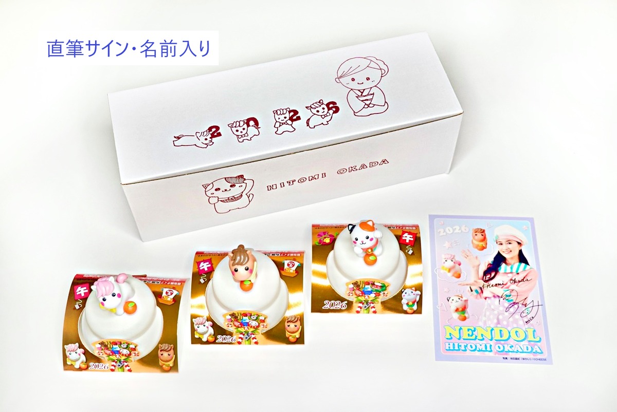 送料込み】越後製菓×ねんドル お鏡餅3種 2026スペシャルBOX（うま