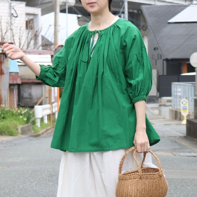 2way ふんわりギャザーブラウス