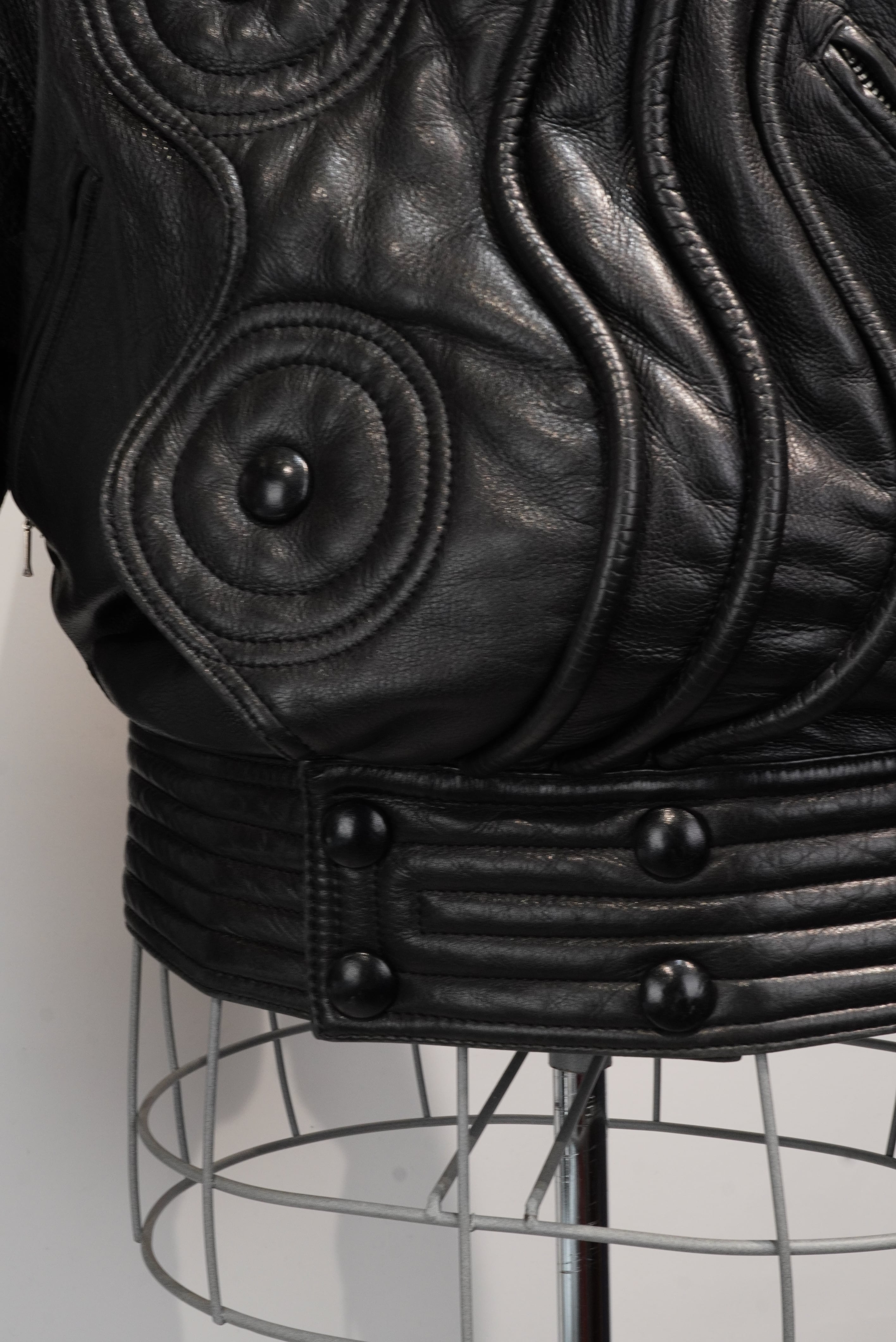80s arrston volaju スタンドカラージャケット　dcブランド ARCD Vintage Selection / arrston volaju 80's Leather Jacket