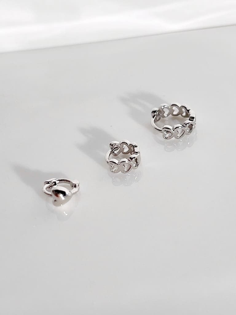 【お得セット】Heart 3 ring set