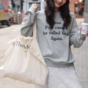 logo-print sweatshirt　J00412