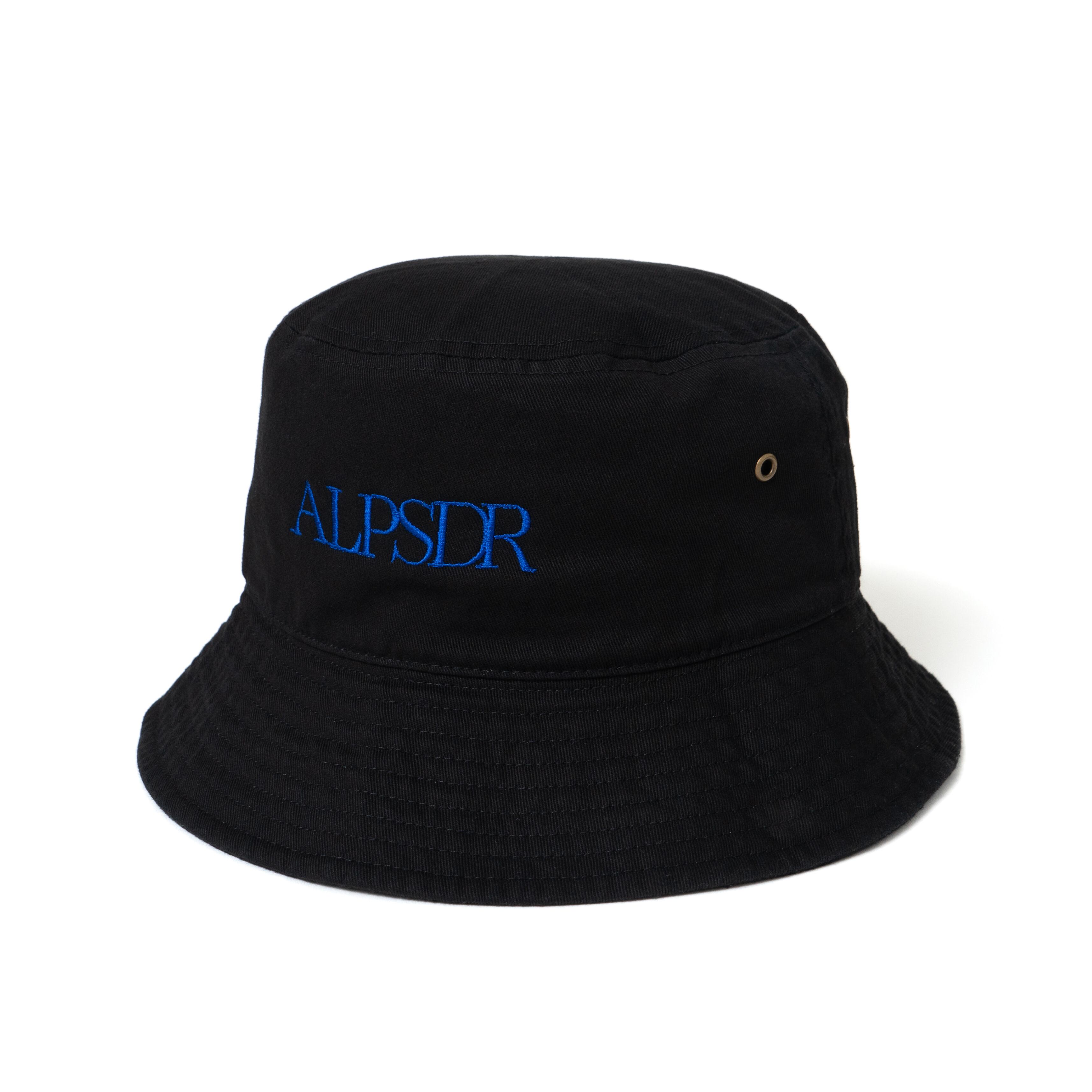 ALPSDR LOGO BUCKET HAT / BLACK