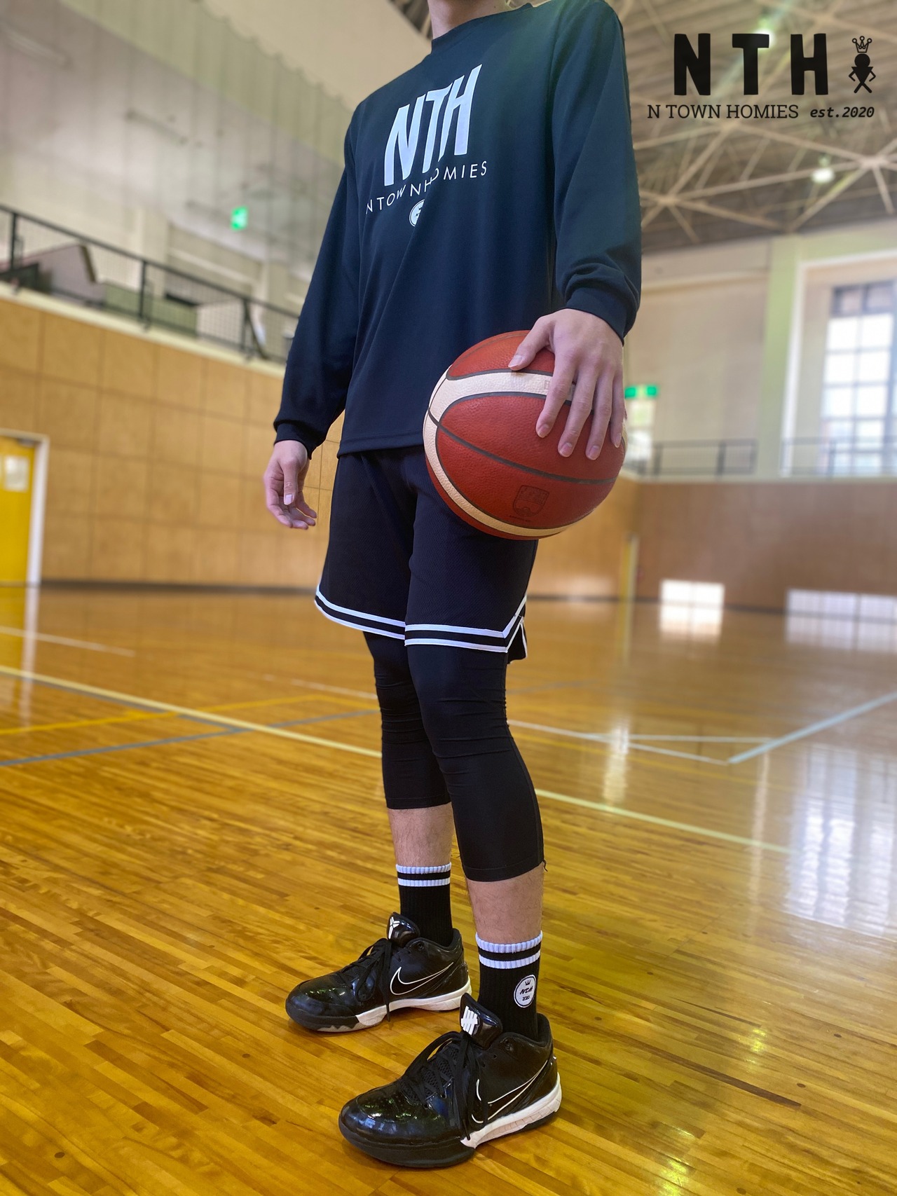 “NTH SOCKS” colour Black×White - 5