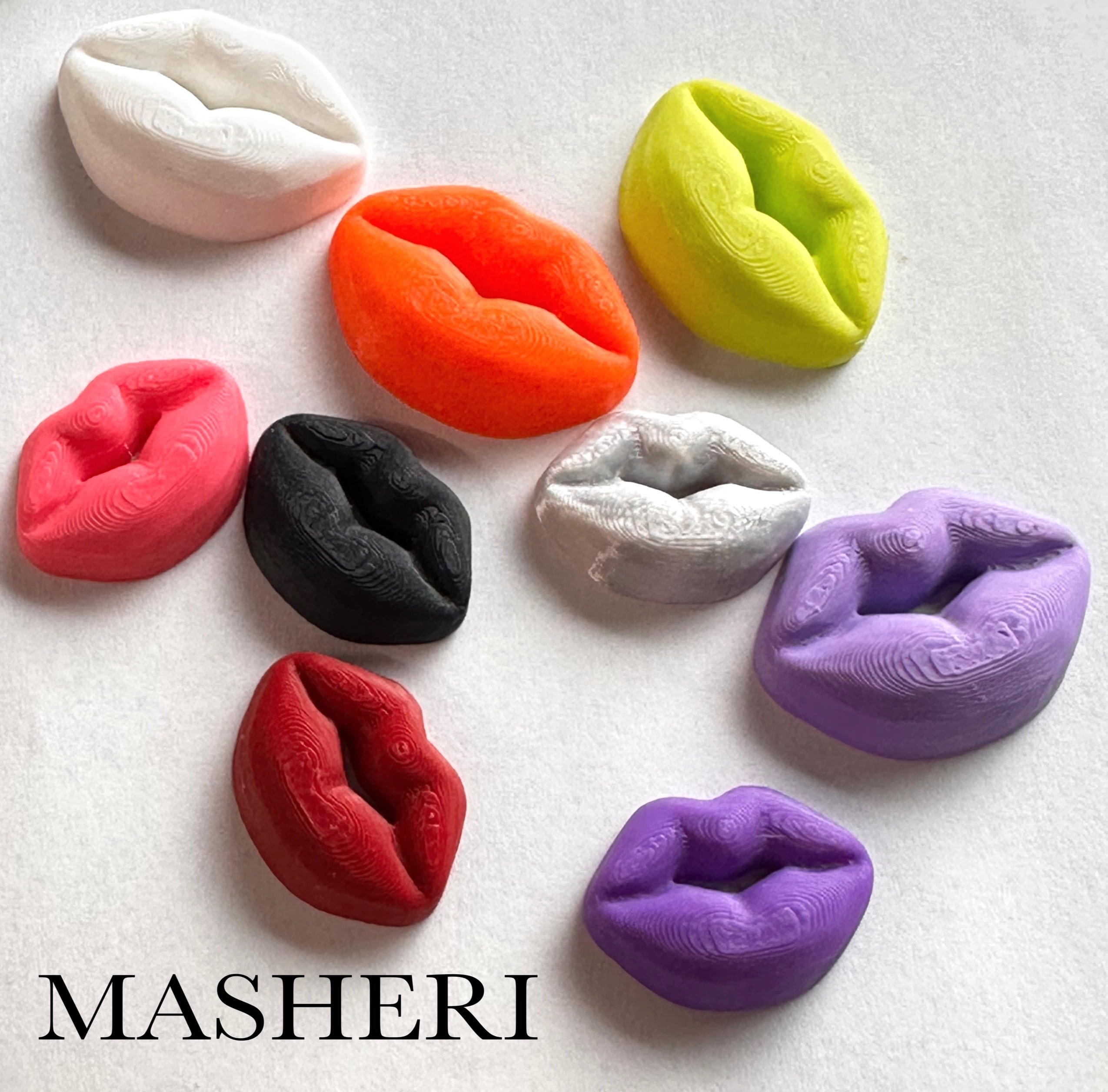 4p 6p くちびるカボション | MASHERI partsshop