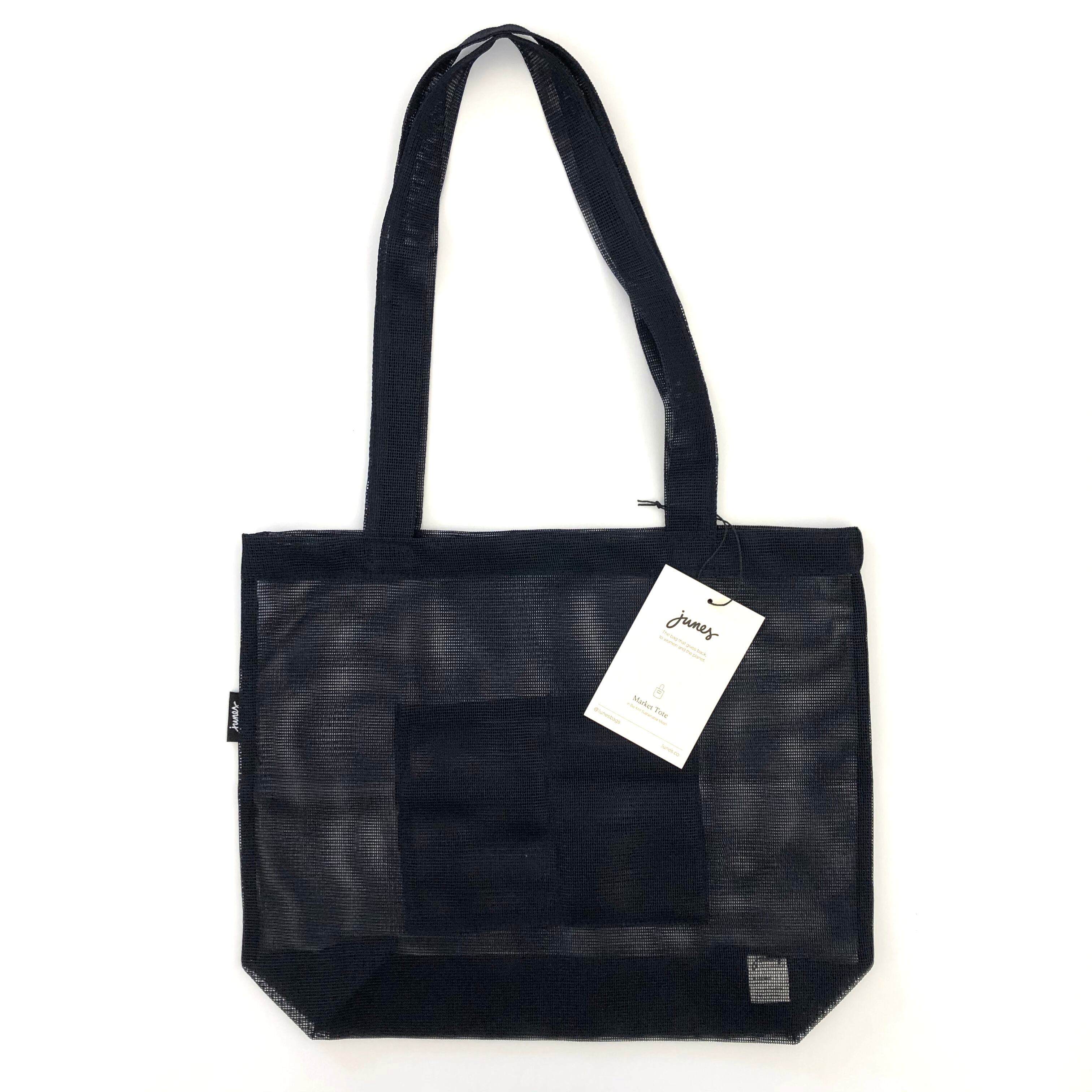 JUNES Bio-Knit Market Tote:Slate
