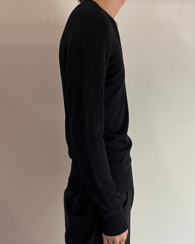 【Neil Barrett】double collar v-neck knit