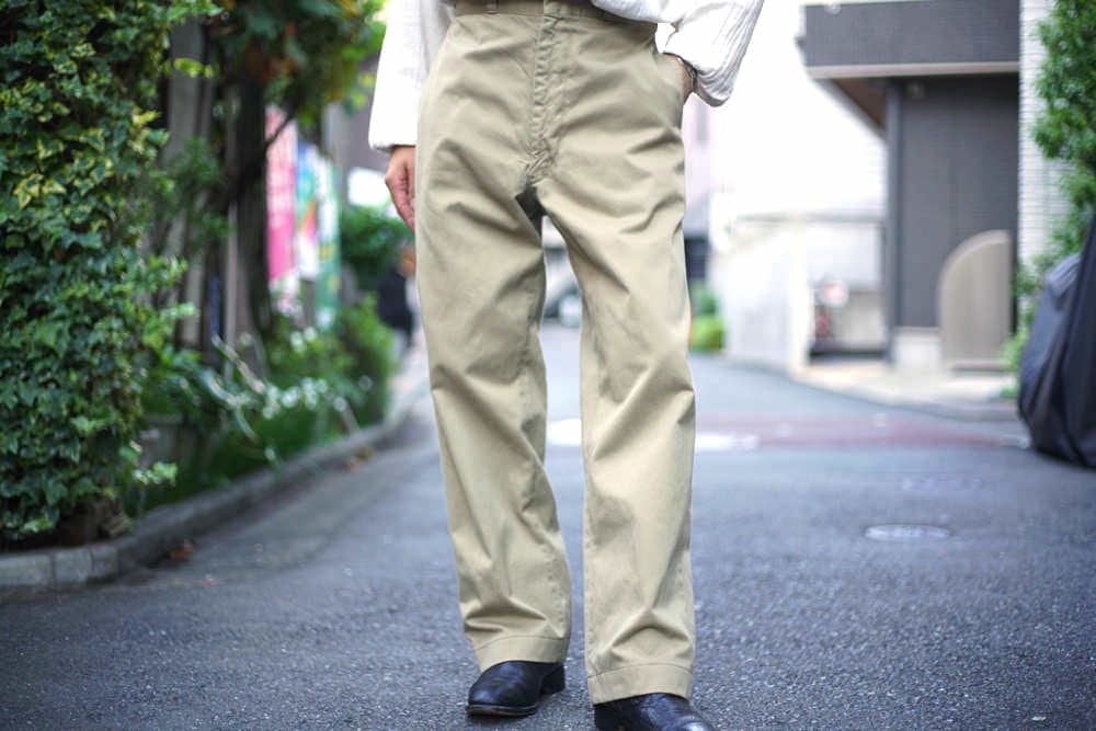 USARMY] Military Chino Trousers [1960s-] Vintage Chino Trousers W