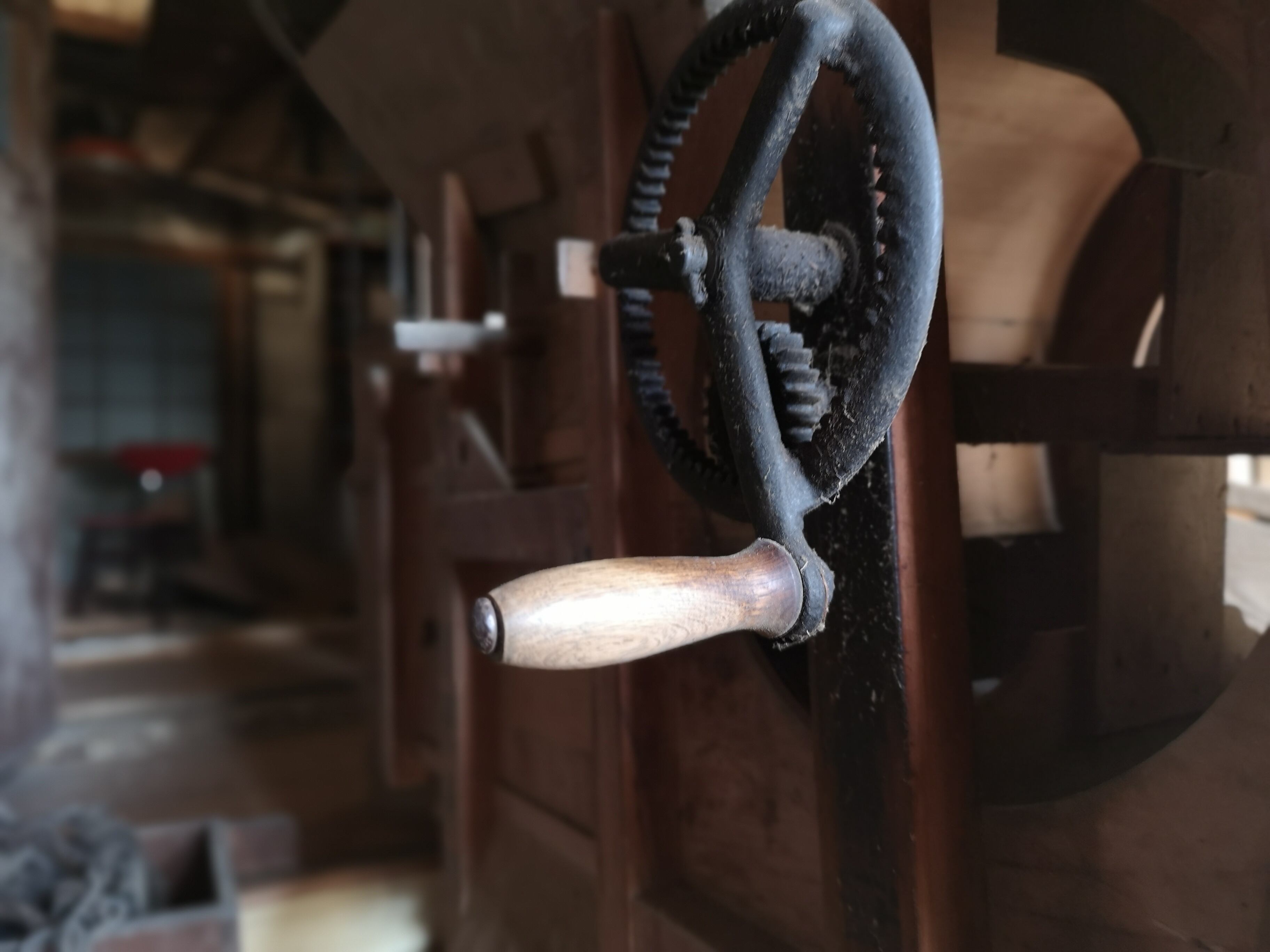 脱穀機 】昭和の農機具 脱穀機(だっこくき) | mossystone Brocante