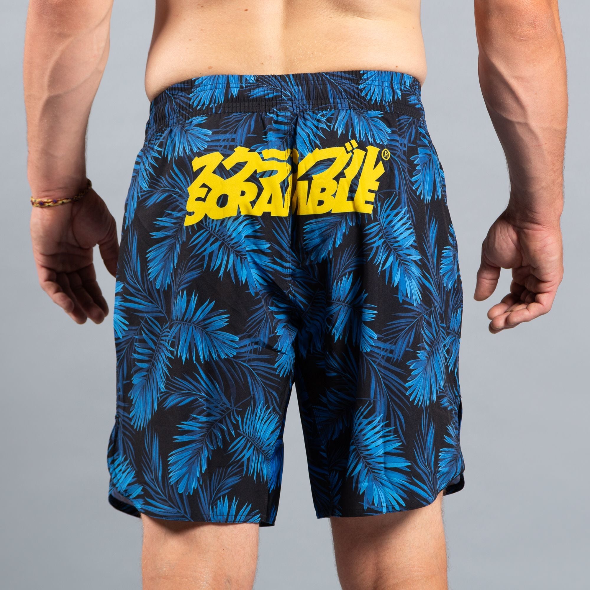 送料無料】SCRAMBLE “INDIGO CAMO” ファイトショーツ | ブラジリアン
