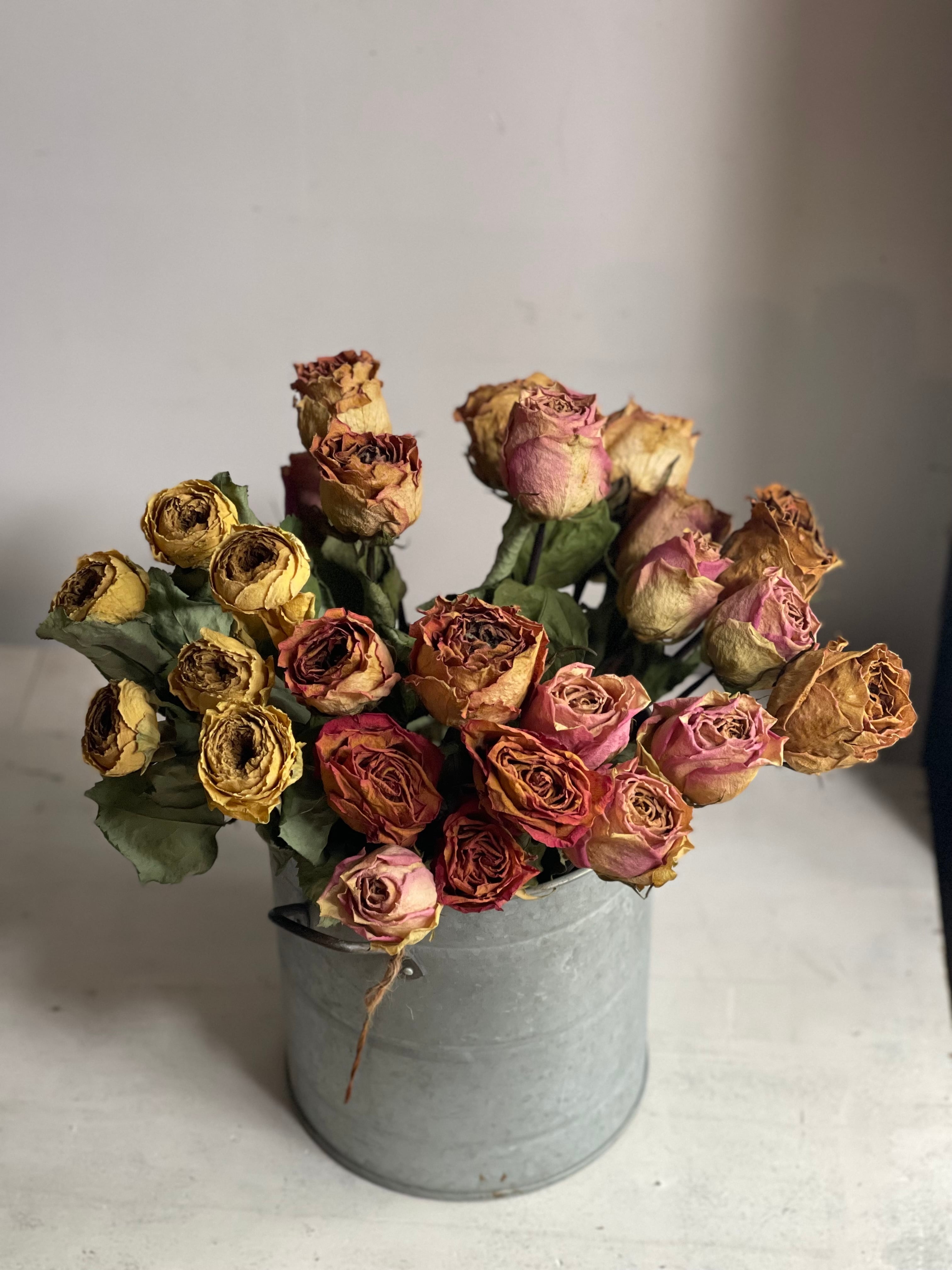 薔薇　手作りドライフラワー　アンティーク雑貨 バラ 赤 ドライフラワー 1本 | Pay ID