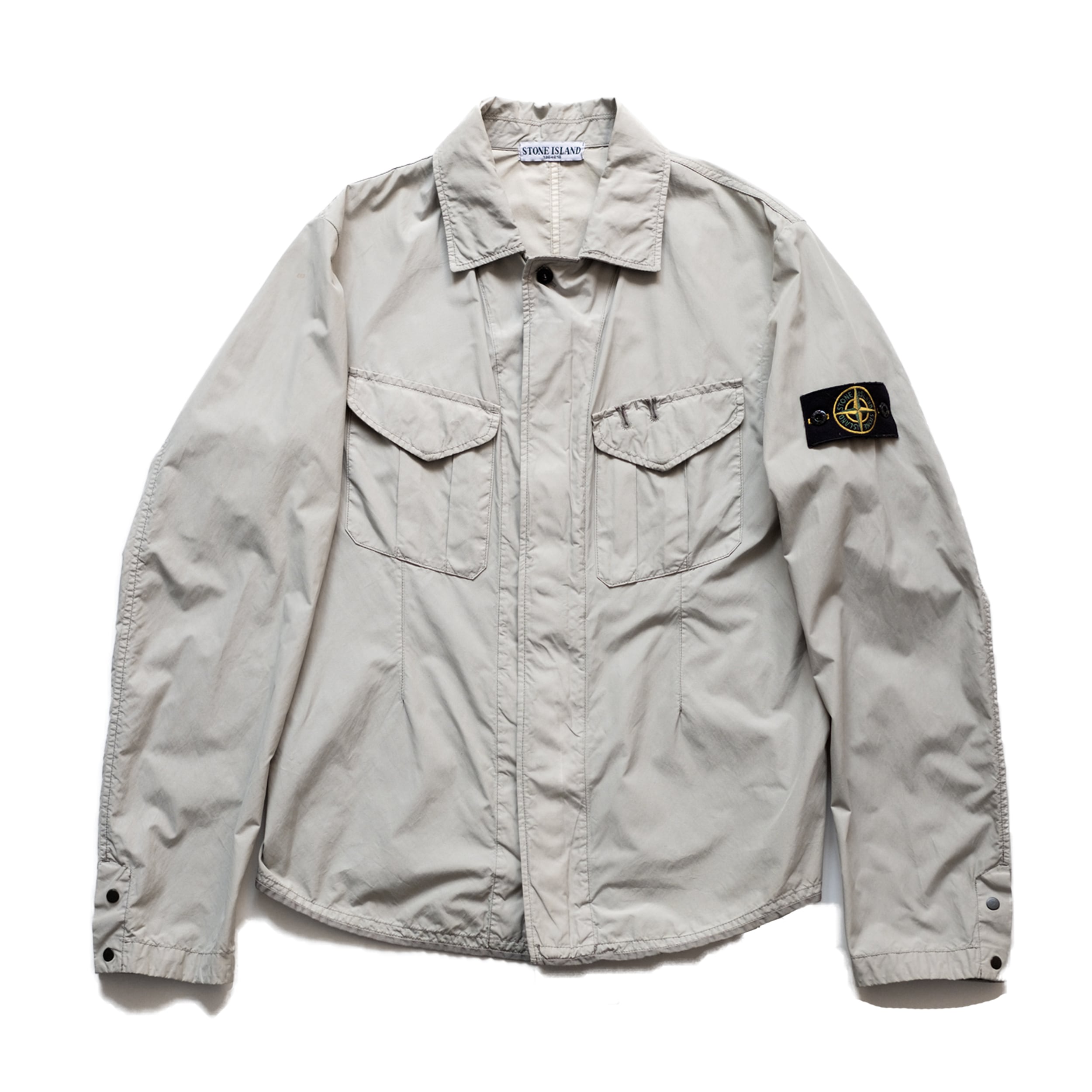 08SS] “STONE ISLAND” Double Satin / Muslin Shirt Jacket 