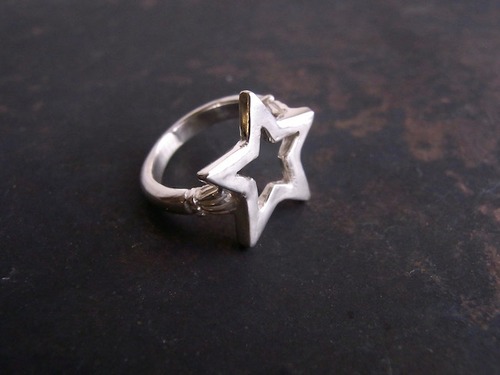 SILVER STAR Pinky Ring／シルバースターのピンキーリング／S（小さめな星）