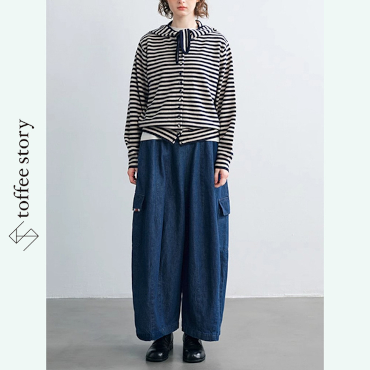 【2color】小さな色を集めたコーデュロイポケットパンツ 《P0286》