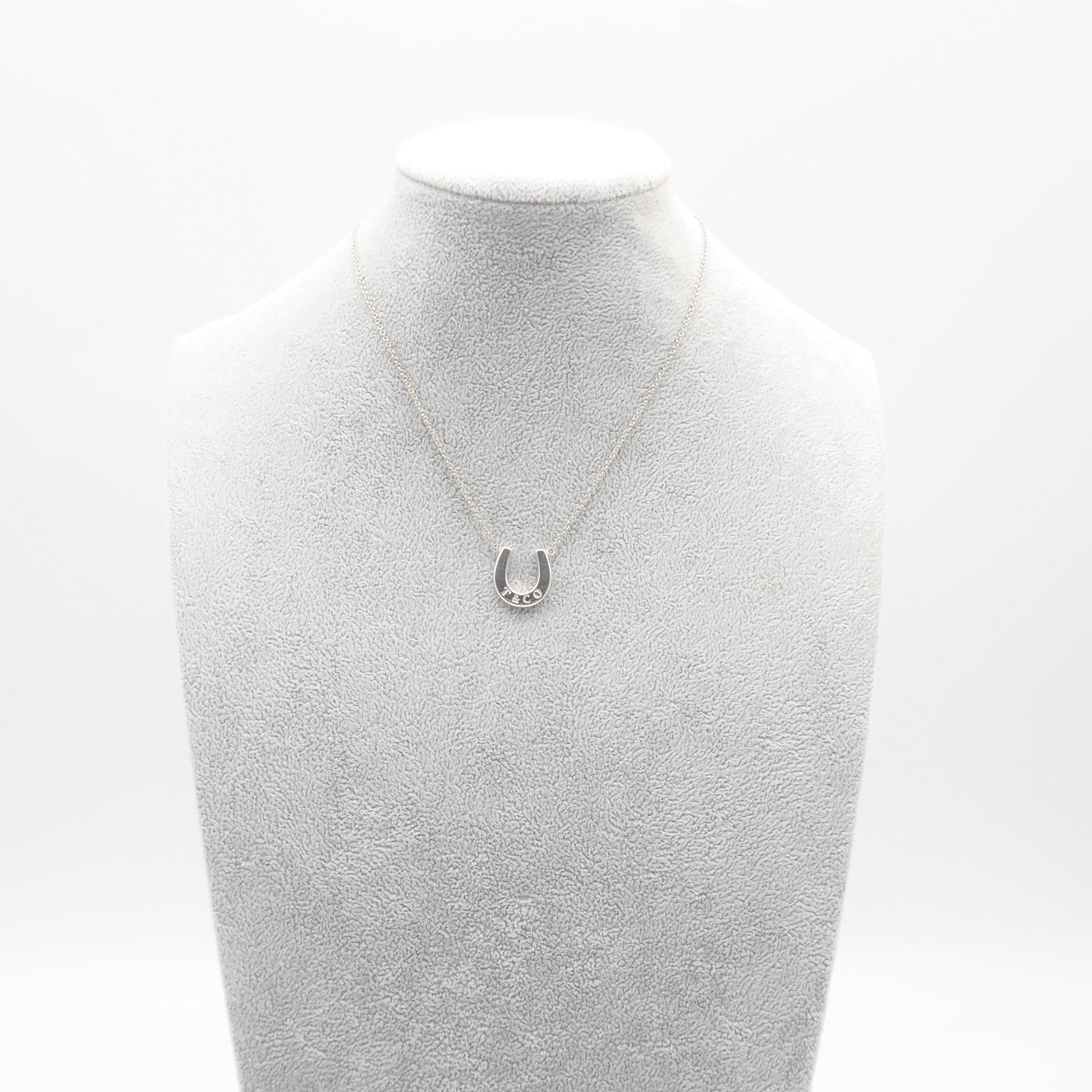 Tiffany&Co. ホースシューペンダントネックレス シルバー925 シルバー