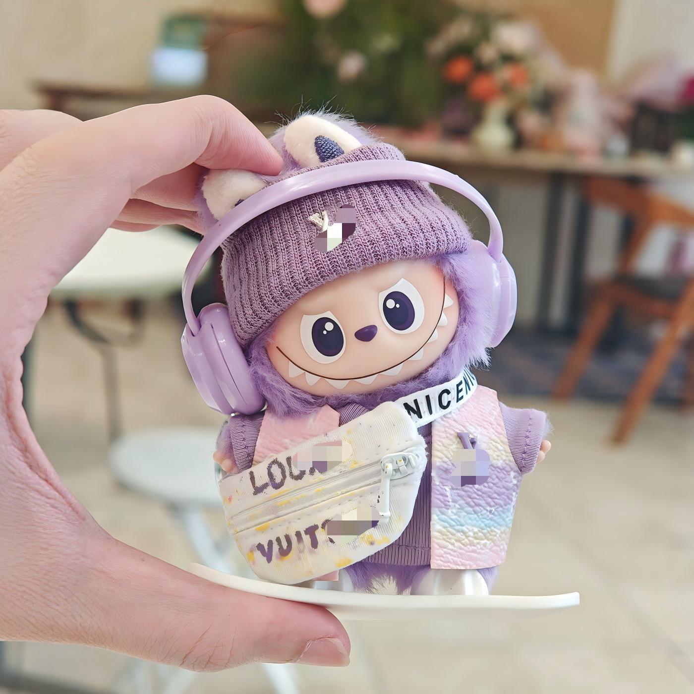 LABUBU 4世代対応 ウィンター スキーウェア ラブブ ぬいぐるみ用