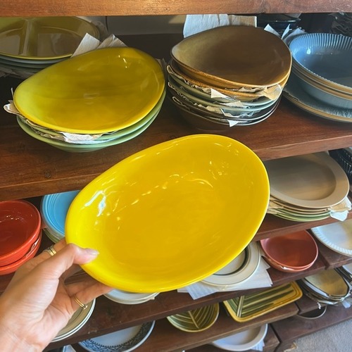 Oval Curry & Pasta Dish ９color　カレー皿 ＆ パスタ皿 24cm  ９色 和食器 お皿 オーバル プレート 楕円形 陶器 美濃焼 日本製