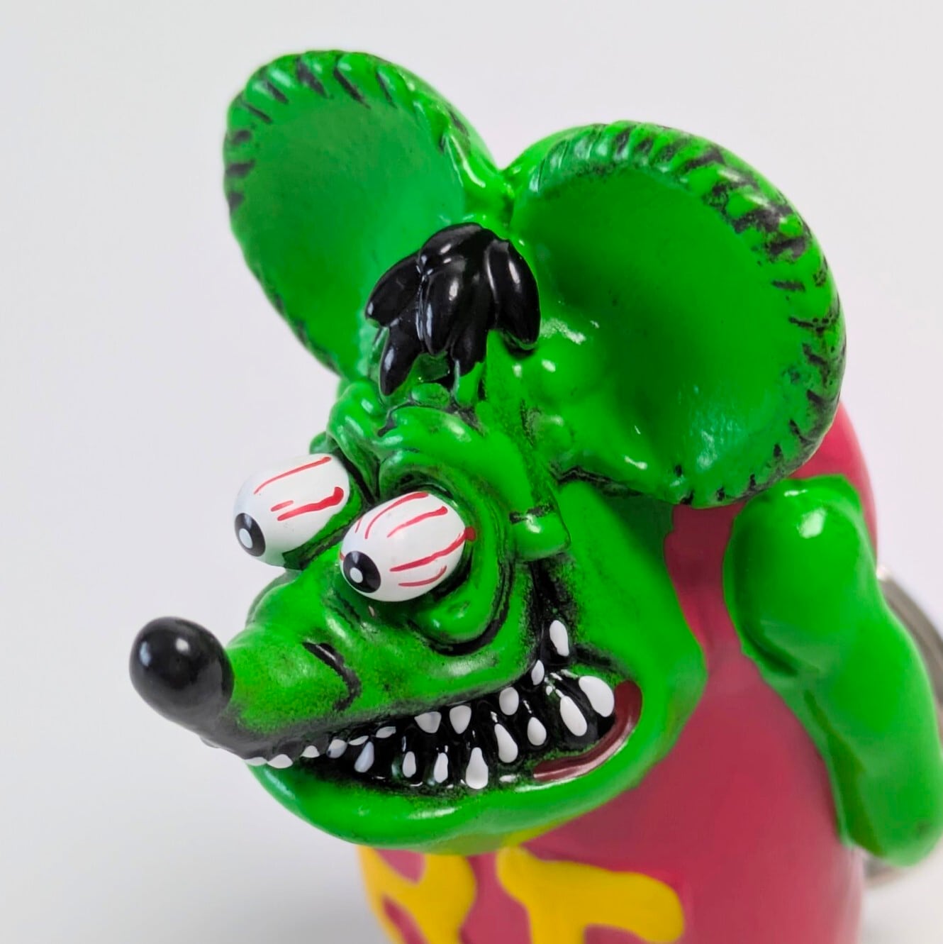 【 RAT FINK( ラットフィンク )】 Lighter Cap KeyHolder ( ライターキャップキーホルダー ) 〚アメリカン雑貨 アメトイ〛