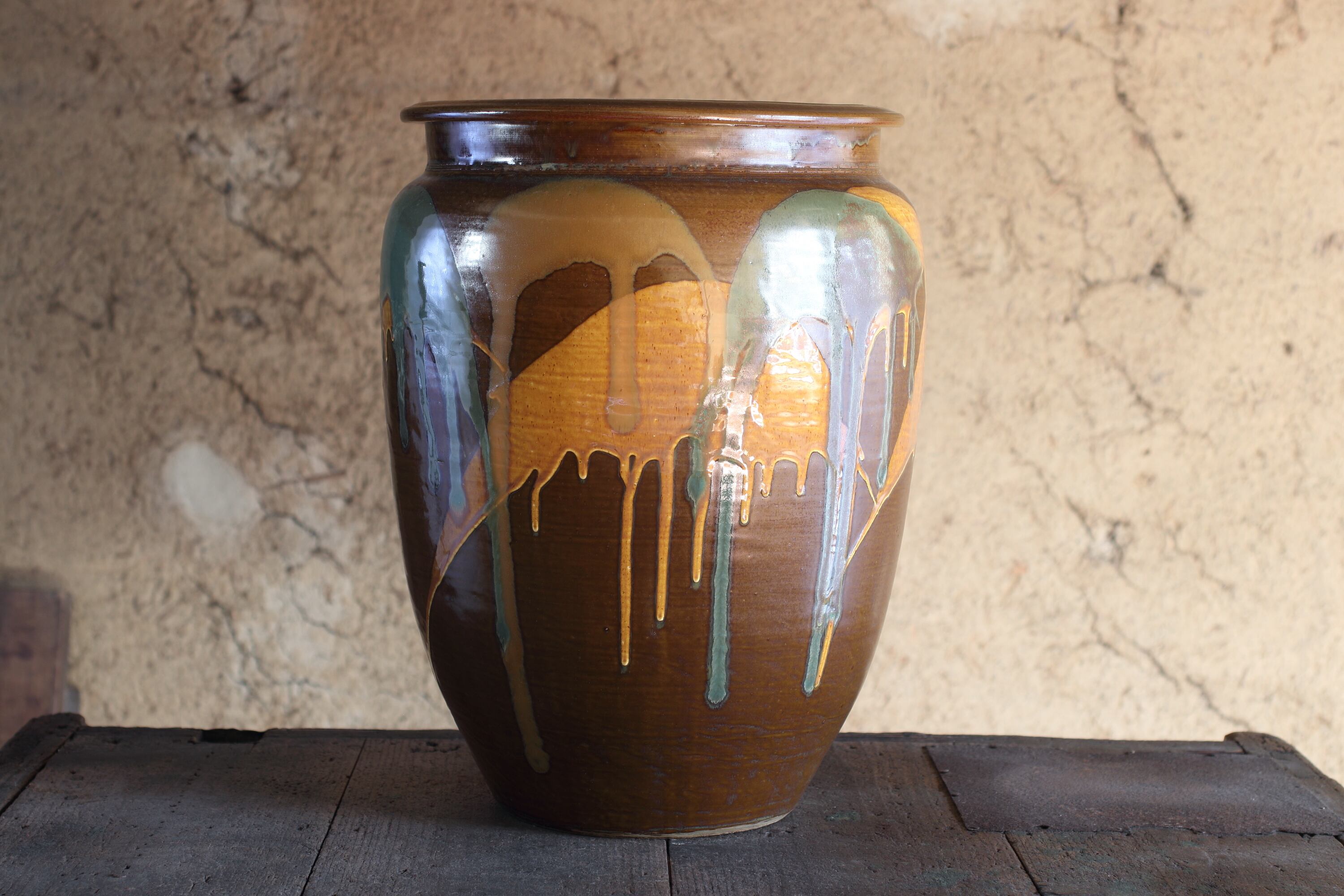 小鹿田焼・坂本浩二窯／1斗3升甕 | stockkyoto