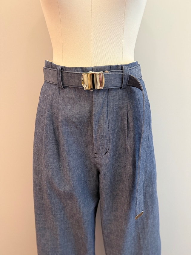 jonnlynx/JL226-PT845 gachya belt denim pants indigo