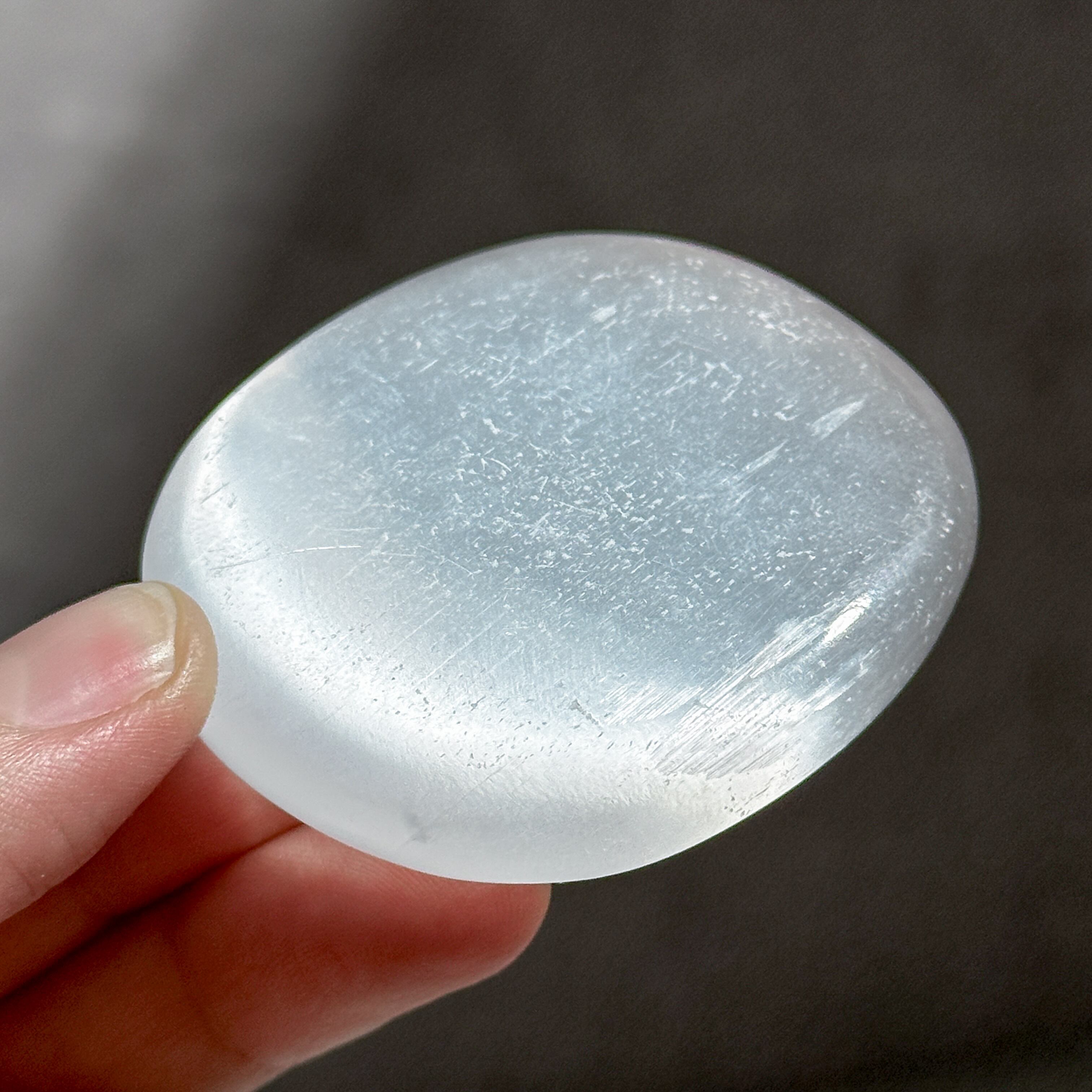 セレナイト パームストーン41♢Selenite♢天然石・鉱物