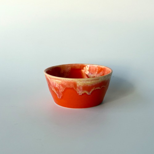 NAOKO HATA CERAMICS   Melt series 旧Kobachi  - Sunrise orange