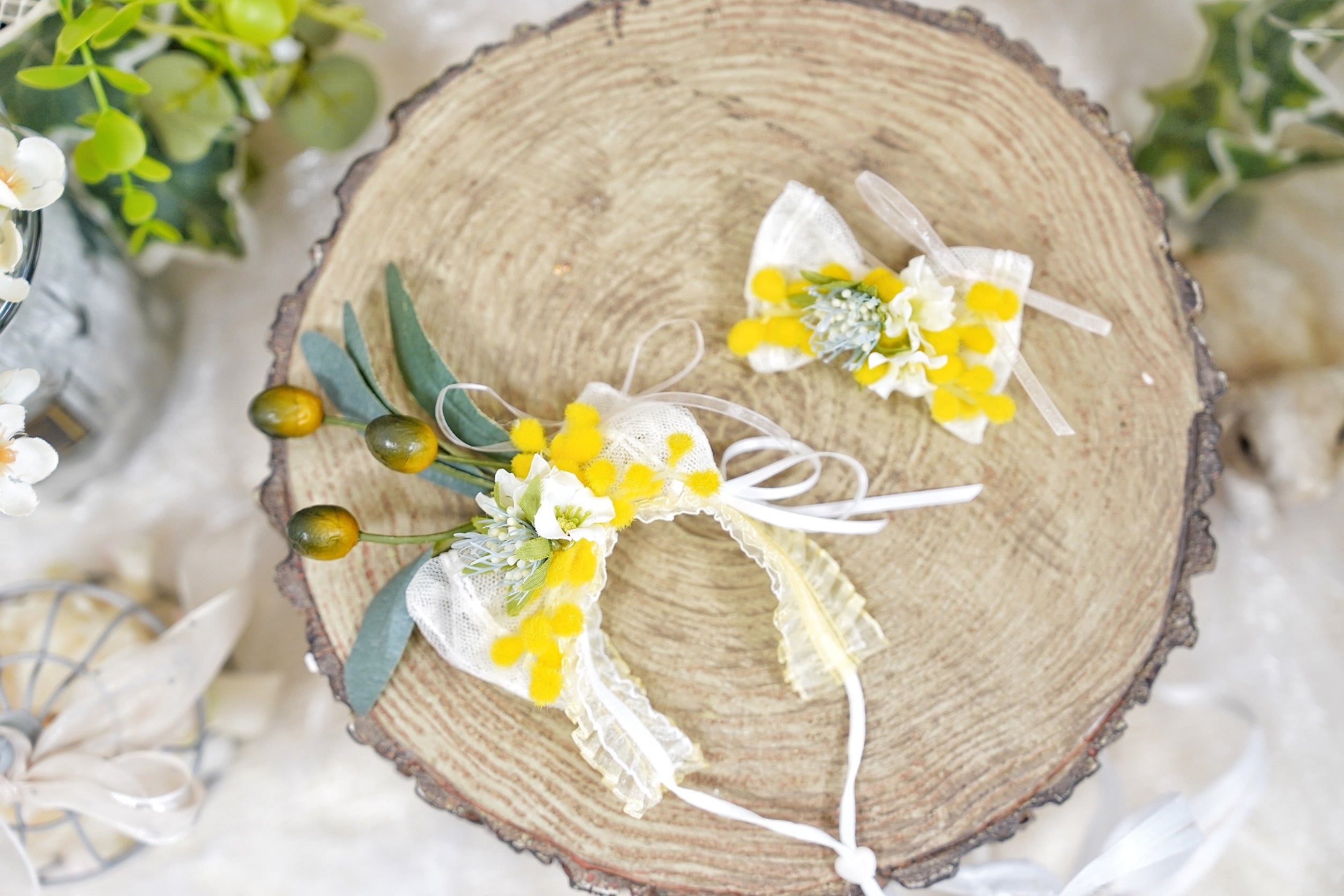 ミモザの森カチューシャ