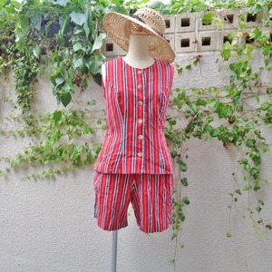 Stripe shorts set up／ストライプ ショーツ セットアップ