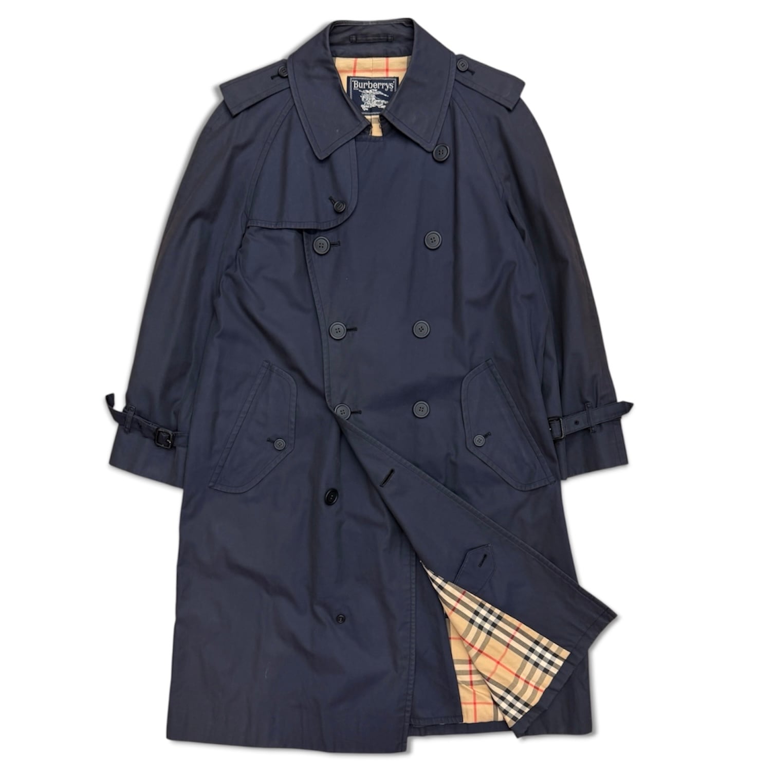 Burberrys ネイビー トレンチコート　バーバリー BURBERRYS】TRENCH COAT バーバリー トレンチコートネイビー | no pain