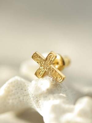 316L hawaiian cross pierce（ 片耳用 ）  #p06