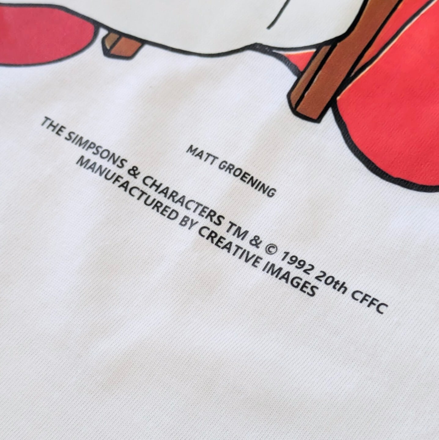 【 The Simpsons（ ザ・シンプソンズ ) 】『 The Itchy & Scratchy Show / イッチー＆スクラッチー 』 Tシャツ / WHITE〚アメリカン雑貨 アメトイ〛