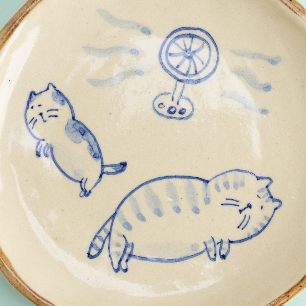 < yaseekassy > プレート - ねこ
