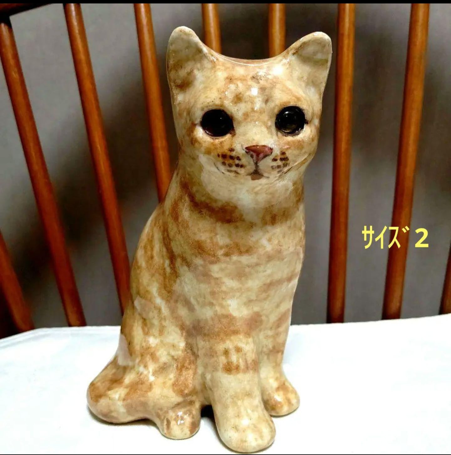 猫の置物 ウィンスタンレイ・(ケンジントン)キャット サイズ3 K-NO17