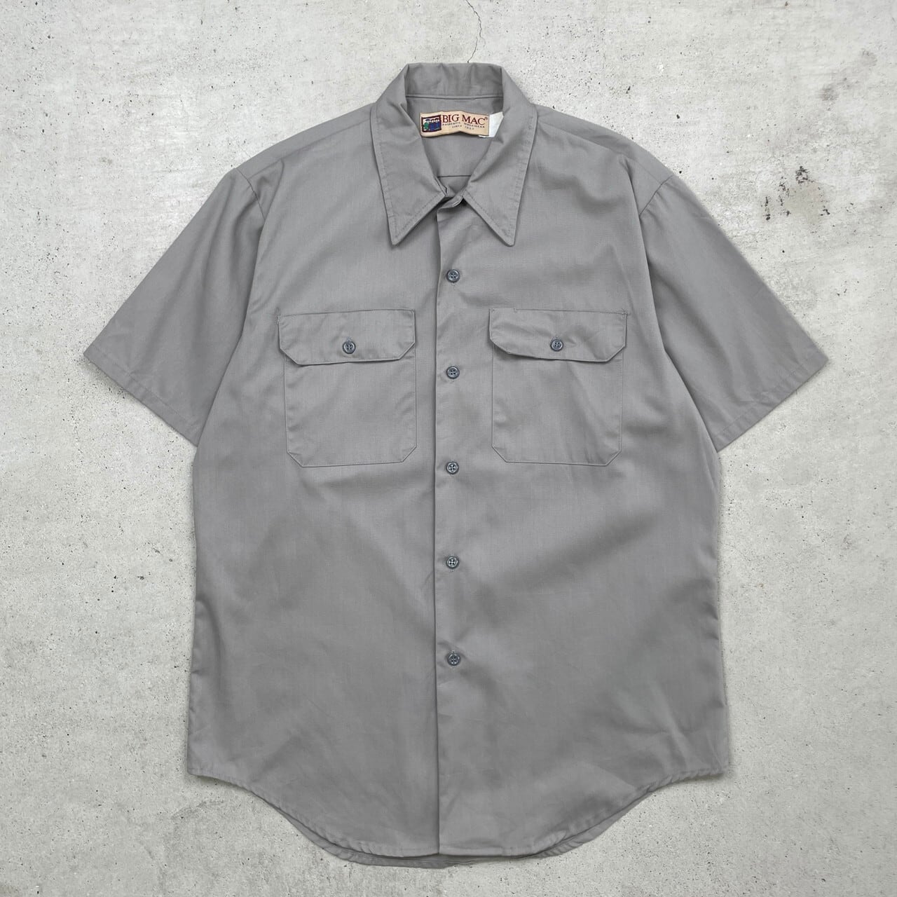 90s mac hope デニム地 長袖シャツ 記し Lサイズ