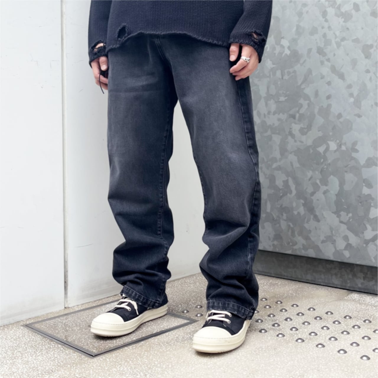 ASKYURSELF PHRASE PAINTER WORK JEANS