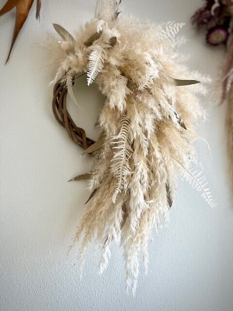 パンパスグラスリース＊アシンメトリー | chikit_designflowers