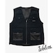 【RAISED BY WOLVES/レイズドバイウルブス】HIKING VEST ベスト / BLACK 14343
