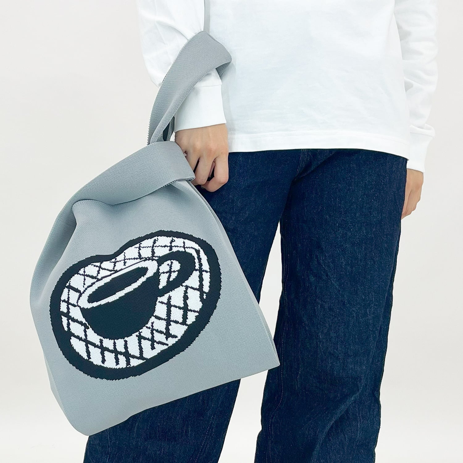 Kazuki Kamamura】鎌村和貴 KNIT MARCHE BAG nothing but ニット