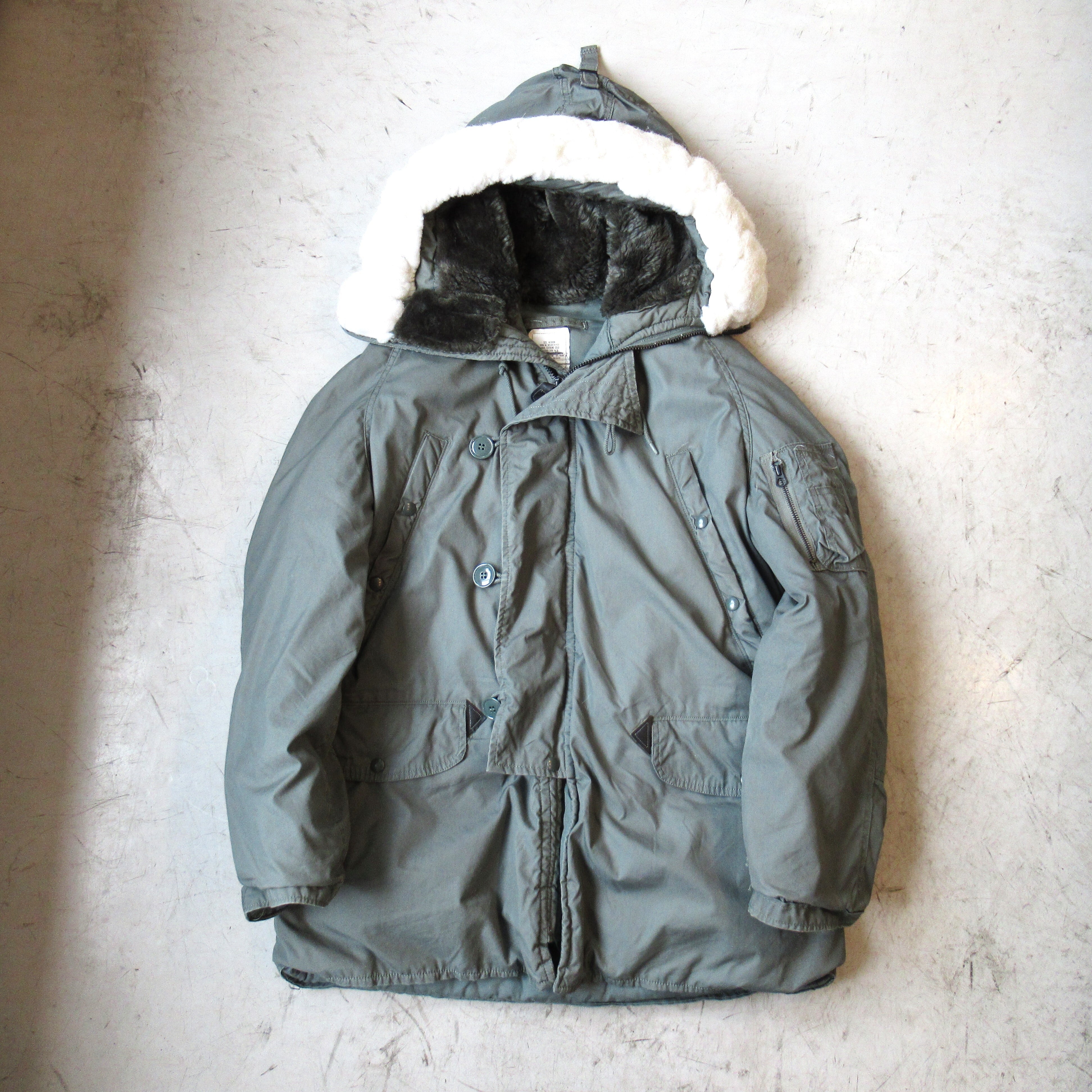 80S U.S.AIRFORCE USAF N-3B FLIGHT JACKET【MEDIUM】 | drop by