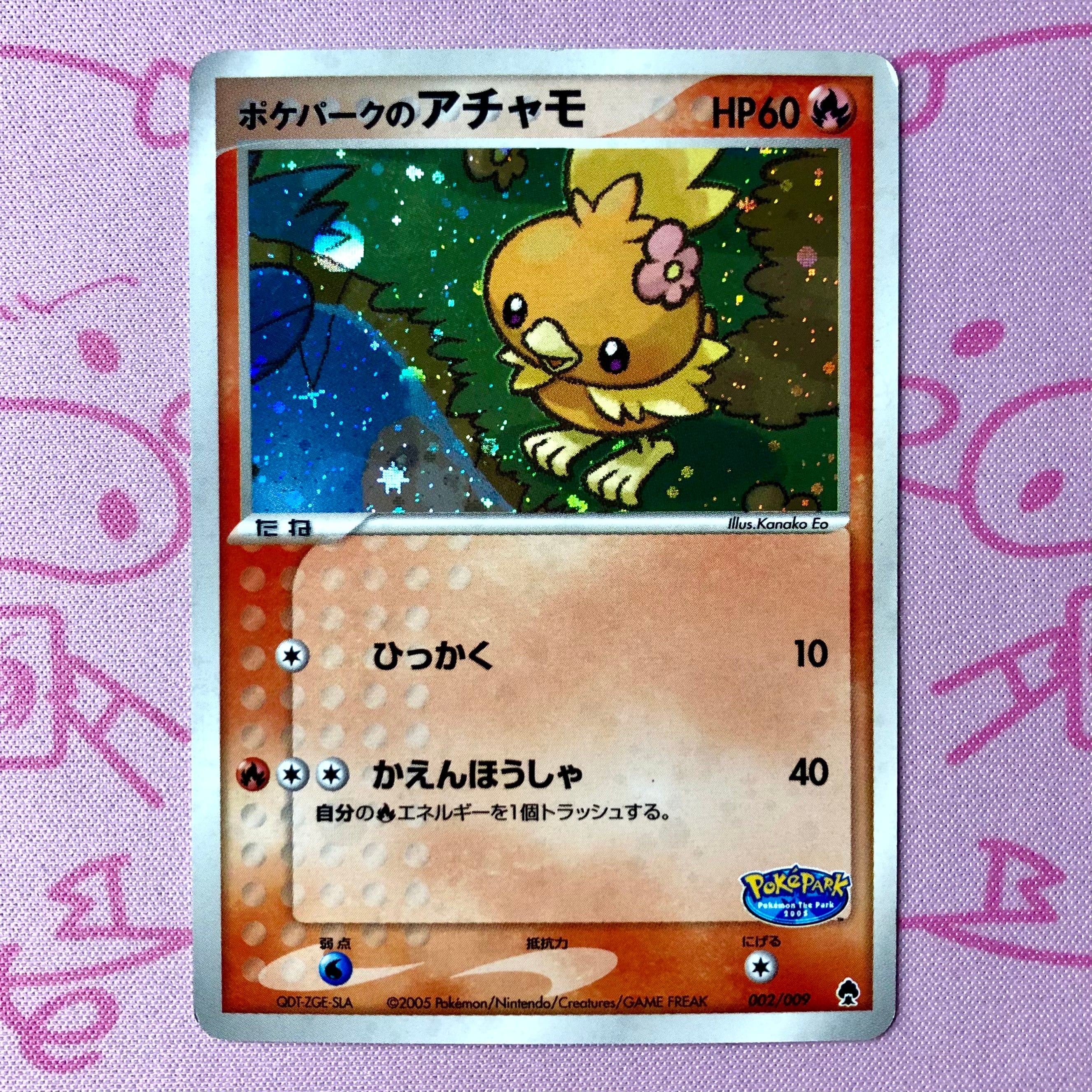 【Cランク】ポケパークのアチャモ キラ
