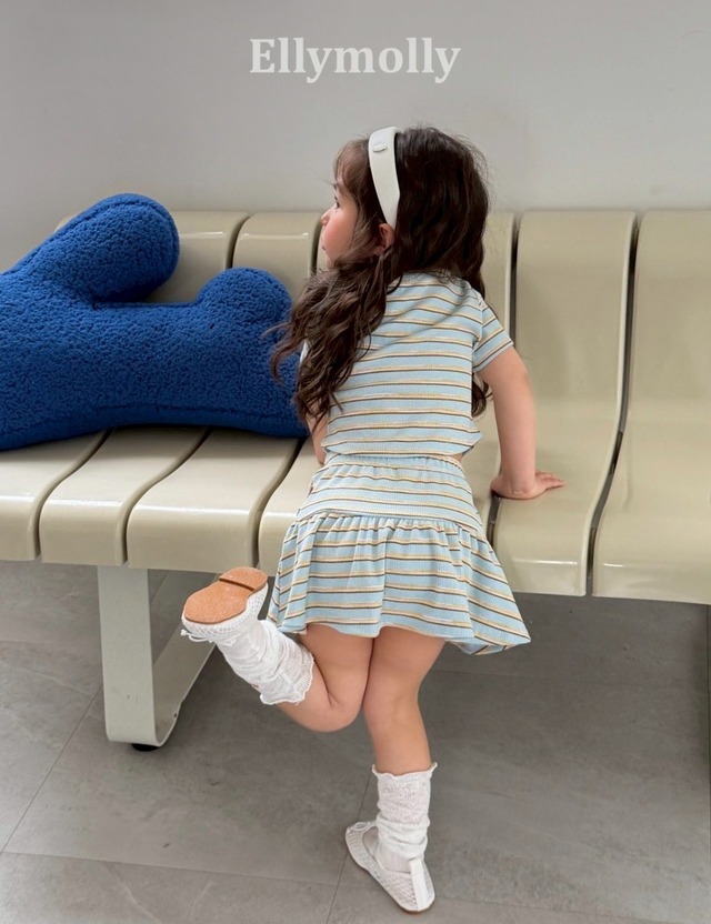 【予約】ellymolly / スカイフリルスカート