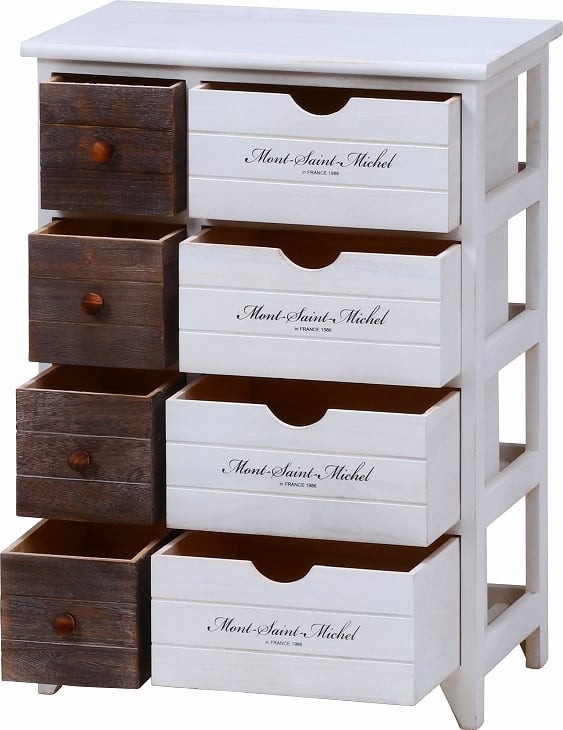 アンティークチェスト 4段 S ミッシェル2