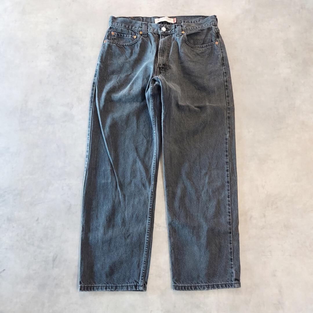 リーバイス550 W34 ブラックデニム パンツ 黒 ボトム 00s 14282 リーバイス550 W34 ブラックデニム パンツ 黒 ボトム 00s 14282
