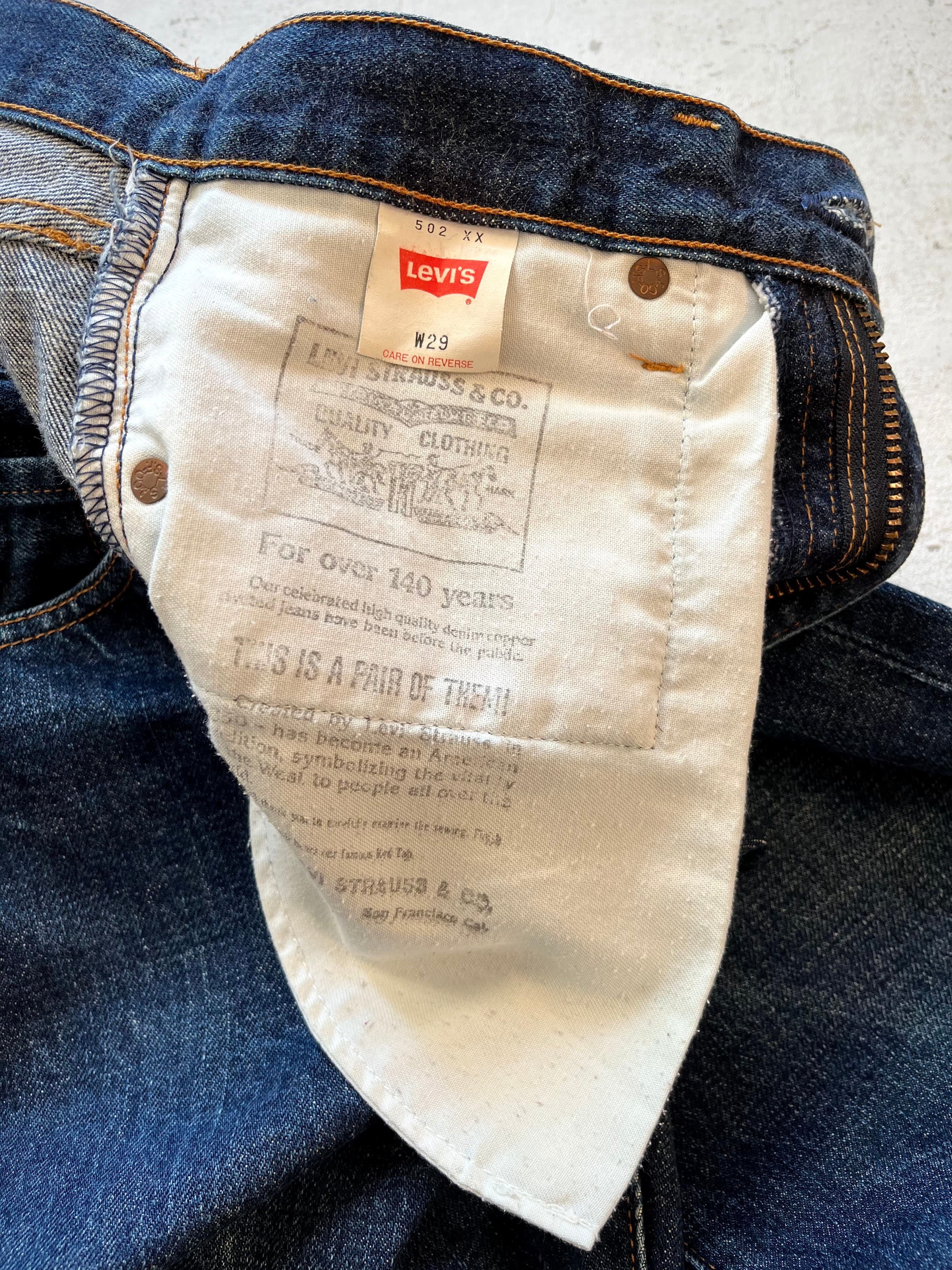 ★レア Levi’s リーバイス 502xx 140周年モデル bigE W29