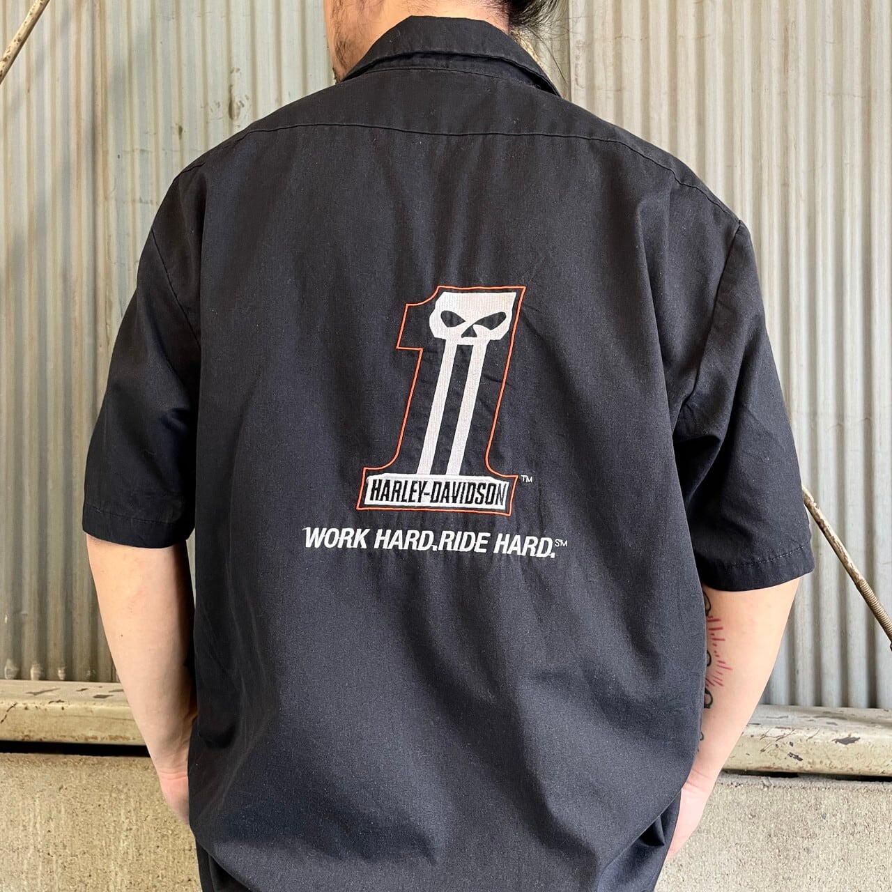 Dickies ディッキーズ × Harley-Davidson ハーレーダビッドソン刺繍 