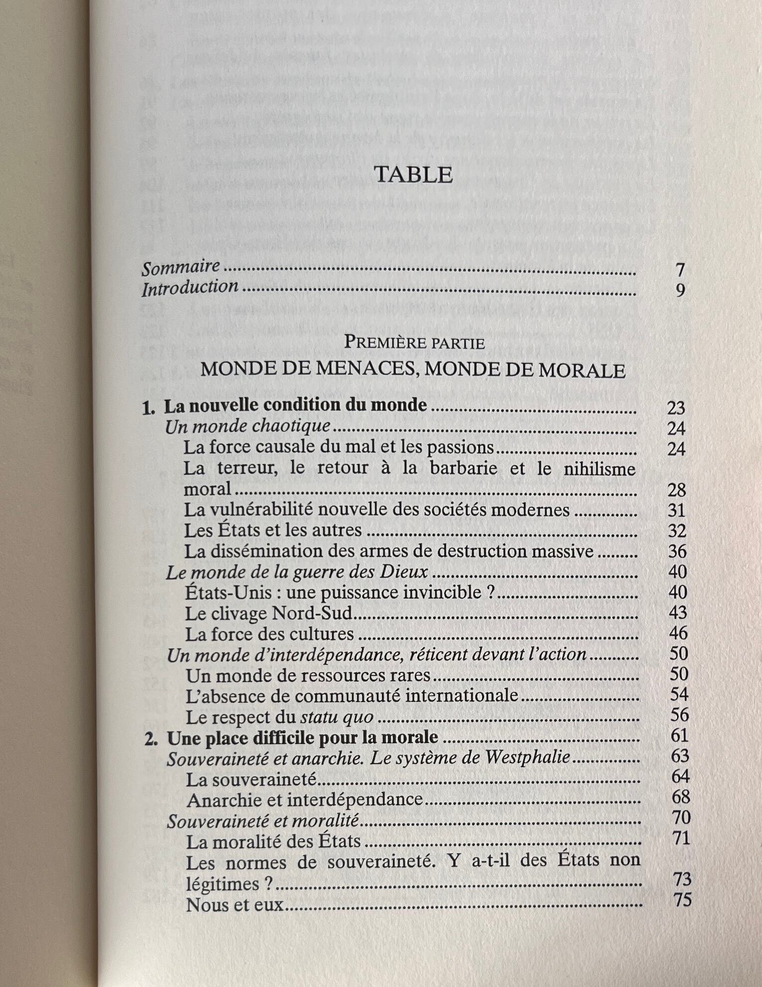 Le Bien, La Guerre & La Terreur: Pour Une Morale Internationale / Monique Canto-Sperber / Plon