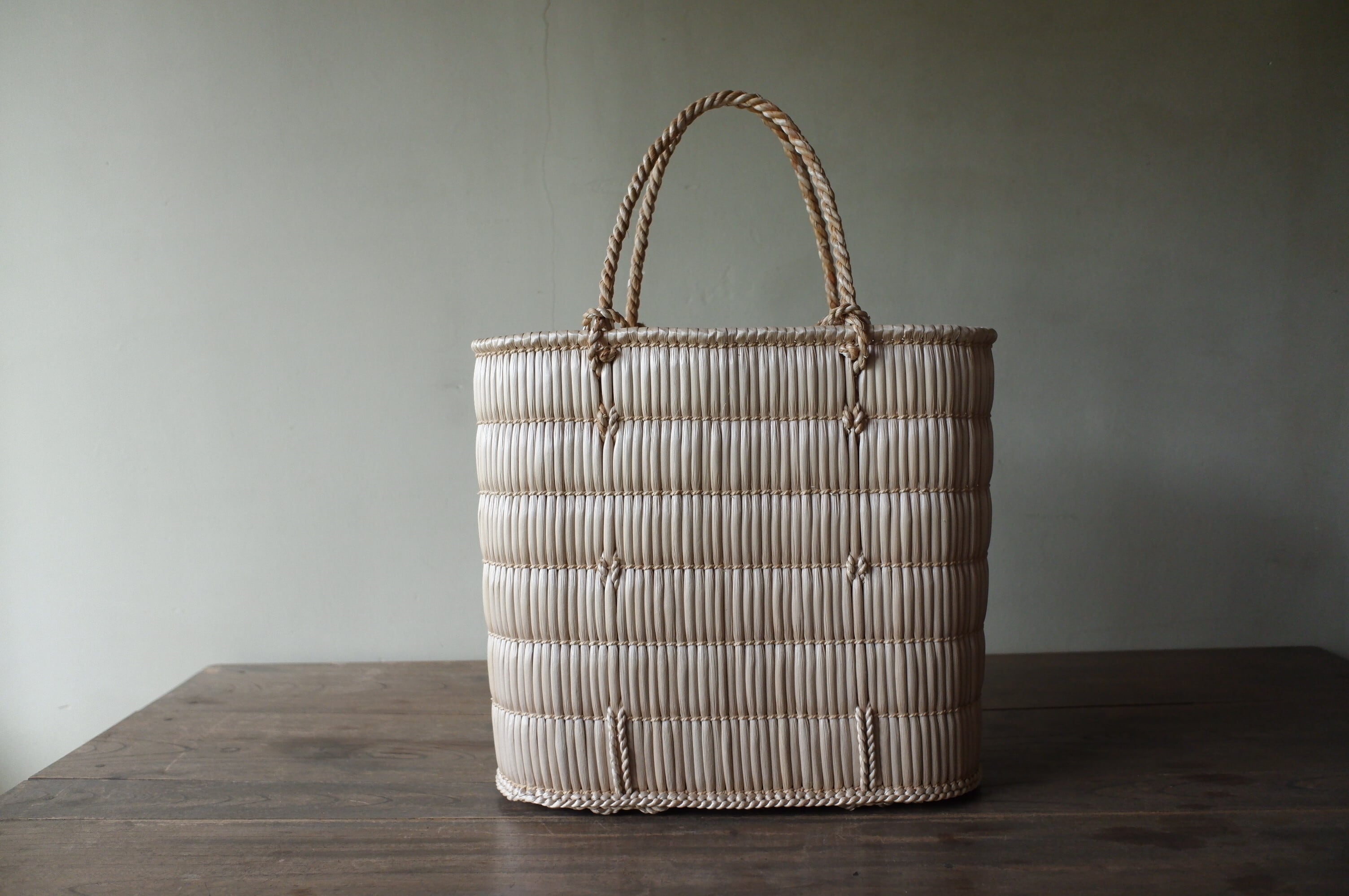 蒜山がま細工 手提げ ミニ | 木琴堂